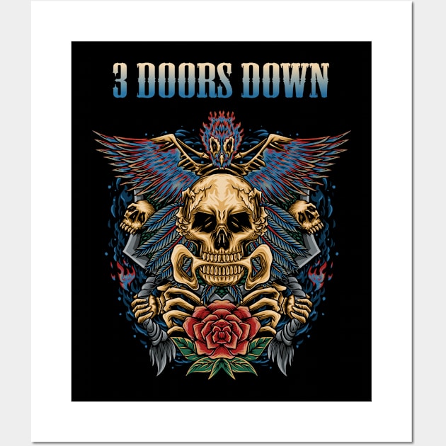 3 DOORS DOWN BAND Wall Art by rackoto